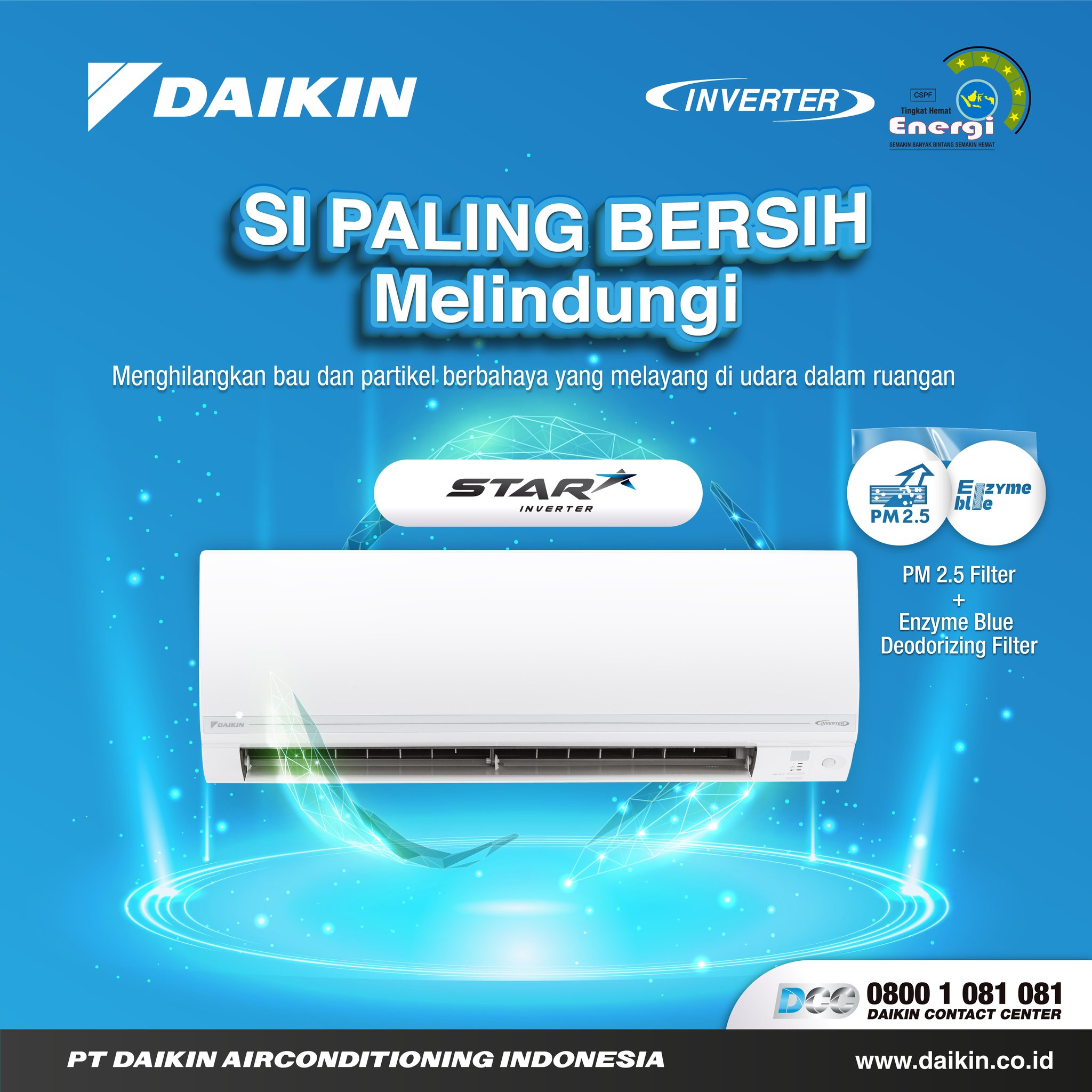 Daikin AC Wall Mounted Split Inverter Star Thailand 3/4 PK - FTKC20TVM4 | FTKC20